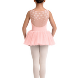MIRELLA M50002C GIRLS MESH TANK TUTU LEOTARD DRESS