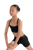 BLOCH CR90004 GIRLS LOGO ELASTIC SHORT