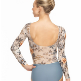 ELEVE DANCEWEAR GIRLS TRI LONG SLEEVE LEOTARD