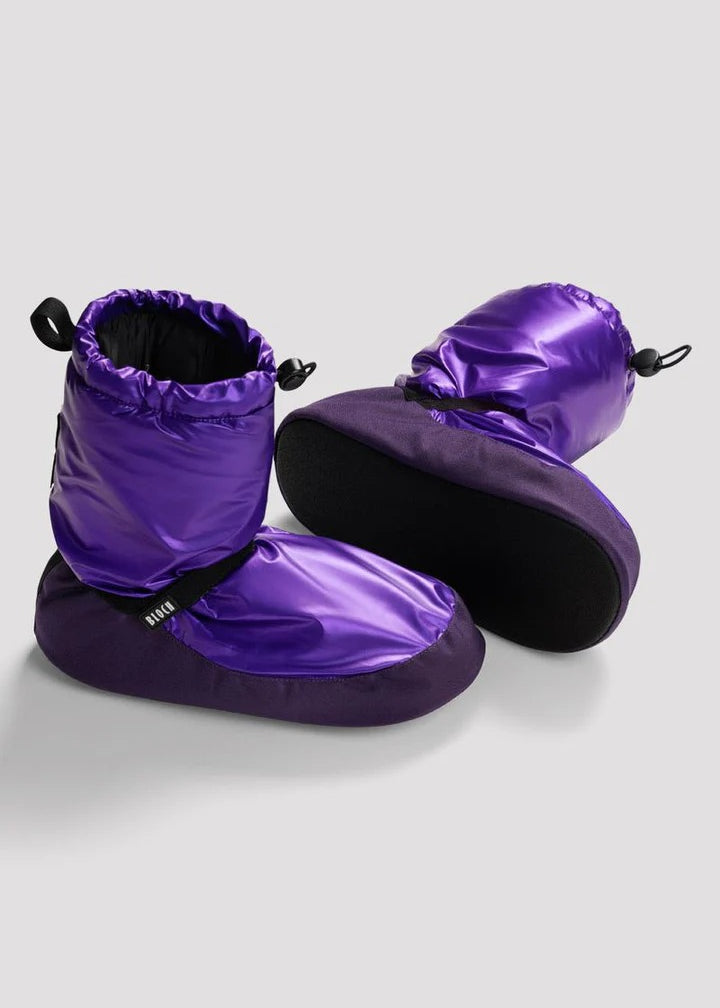 BLOCH IM009BM ADULT METALLIC WARM UP BOOTIE