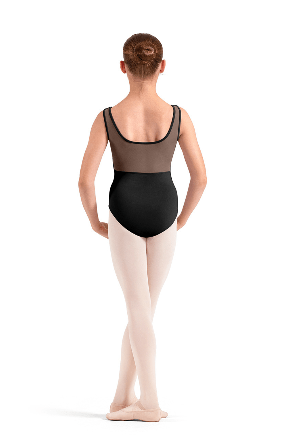 MIRELLA M50012C GIRLS EMB MESH TANK LEOTARD - The Dance Shoppe