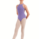 BLOCH CL40016 GIRLS FLORAL HALTER LEOTARD - The Dance Shoppe