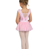 DANSHUZ 25207C GIRLS DIANORA CAP SLEEVE DRESS