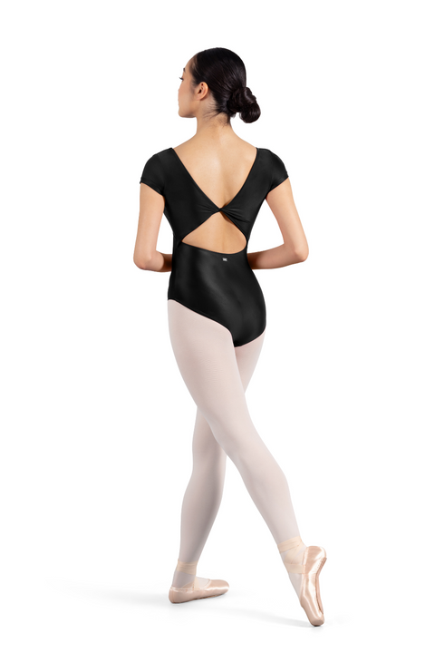 MIRELLA M3117LM WOMEN V-NECK CAP SLEEVE LEOTARD