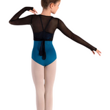 BLOCH CZ8469 GIRLS HENNY MESH WRAP TOP