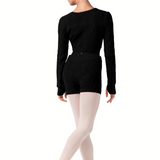 BLOCH Z30012 WOMEN FIX WRAP KNIT WARM UPTOP