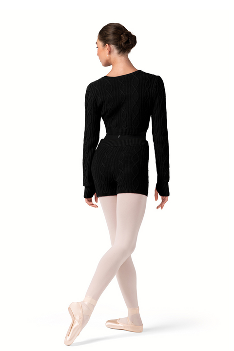 BLOCH Z30012 WOMEN FIX WRAP KNIT WARM UPTOP