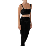 BLOCH Z4113 WOMEN LACEY WIDE STRAP CAMISOLE CROP TOP