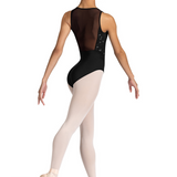 BLOCH L3355 WOMEN  SQUARE NECK MESH BACK LEOTARD