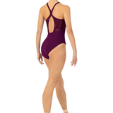 BLOCH L1287 WOMEN CAROL DOUBLE STRAP MESH BODICE CAMISOLE LEOTARD