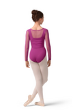 MIRELLA M30001L WOMEN MESH LONG SLEEVE LEOTARD