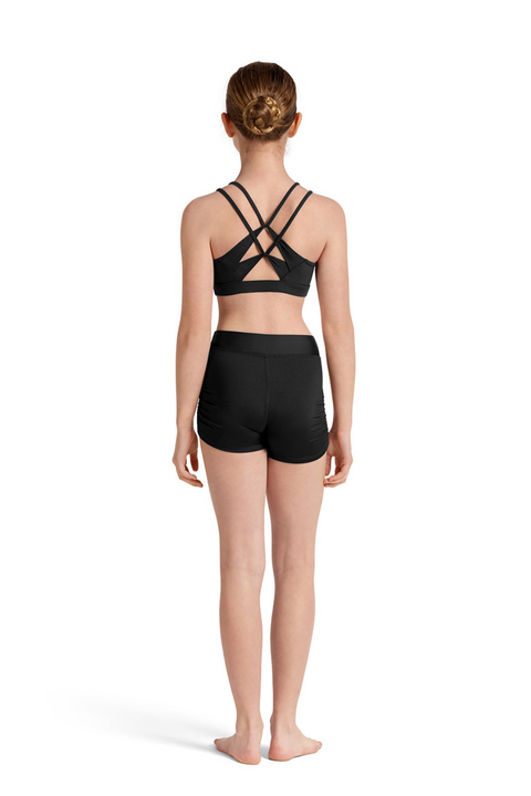 MIRELLA M30005C GIRLS CROSS BACK CROP TOP