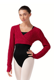BLOCH Z30012 WOMEN FIX WRAP KNIT WARM UPTOP