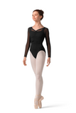MIRELLA M30001L WOMEN MESH LONG SLEEVE LEOTARD