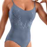 MIRELLA M70007LM WOMEN FLORAL CAMISOLE LEOTARD - The Dance Shoppe