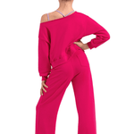 MIRELLA M30022C GIRLS OFF SHLDR SWEATSHIRT - The Dance Shoppe