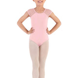 BLOCH CL9282 GIRLS RAFIE MESH BACK LEOTARD