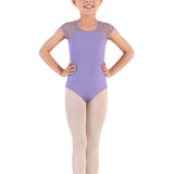 BLOCH CL9282 GIRLS RAFIE MESH BACK LEOTARD