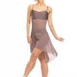 ELEVE DANCEWEAR WOMEN DRAMATIC HIGH-LOW MESH SKIRT