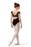 MIRELLA M20001LM LADIES OPEN BACK CAP SLEEVE LEOTARD