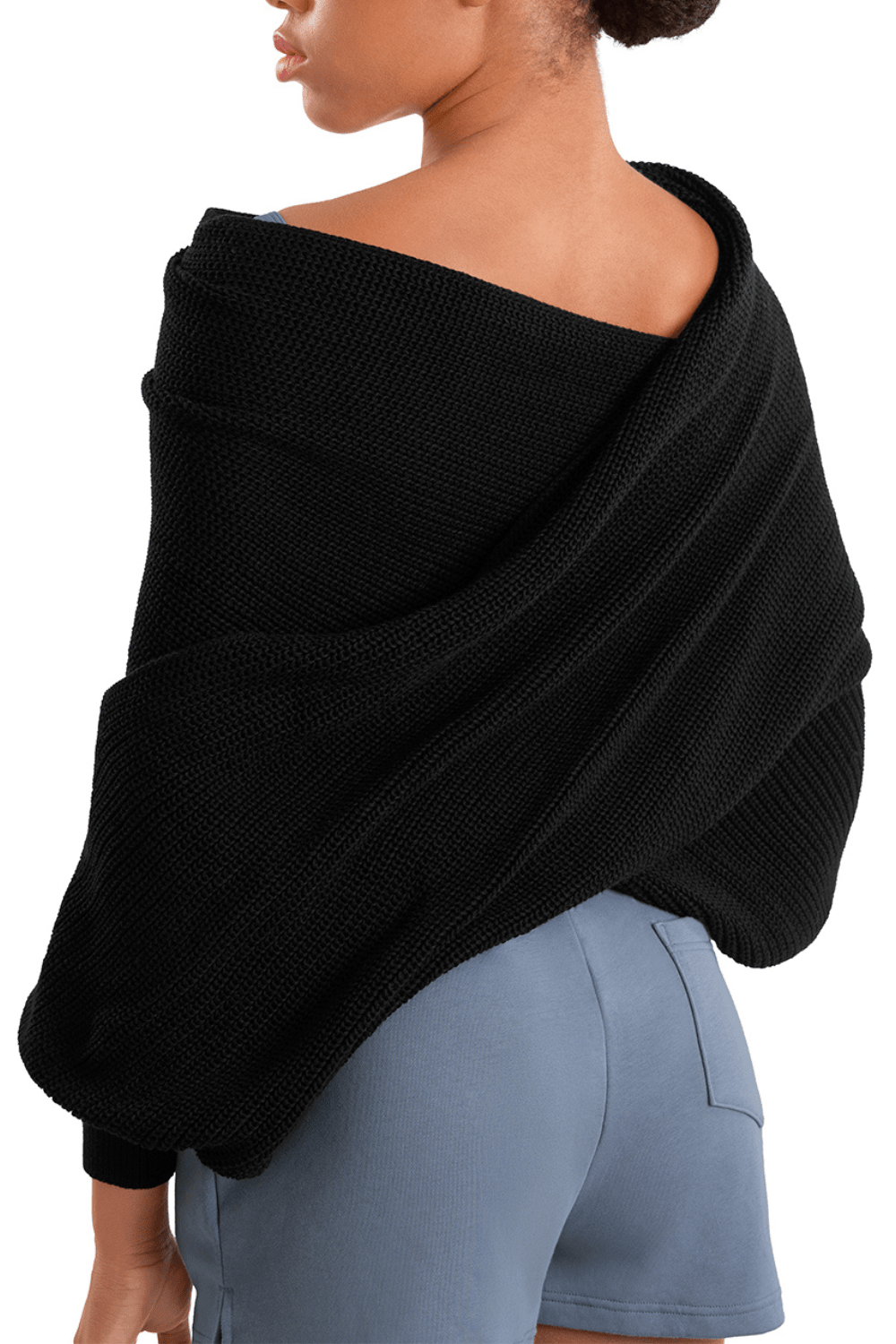 MIRELLA M30016L WOMEN WARM UP WRAP TOP - The Dance Shoppe
