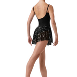 BLOCH R4111 WOMEN PRINTED MESH PULL ON SKIRT