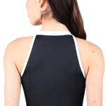 SUFFOLK 2848A WOMEN VARSITY ZIP FRONT MOCK NECK LEOTARD - The Dance Shoppe