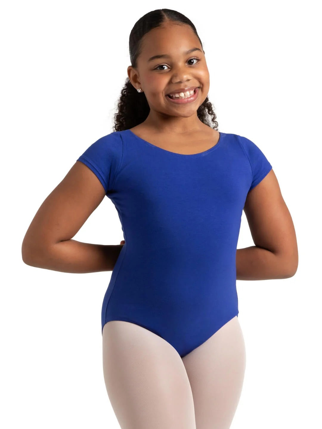 CAPEZIO CC400C GIRLS SHORT SLEEVE LEOTARD