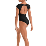 MIRELLA M20010LM LADIES FLORAL CAP SLEEVE LEOTARD - The Dance Shoppe