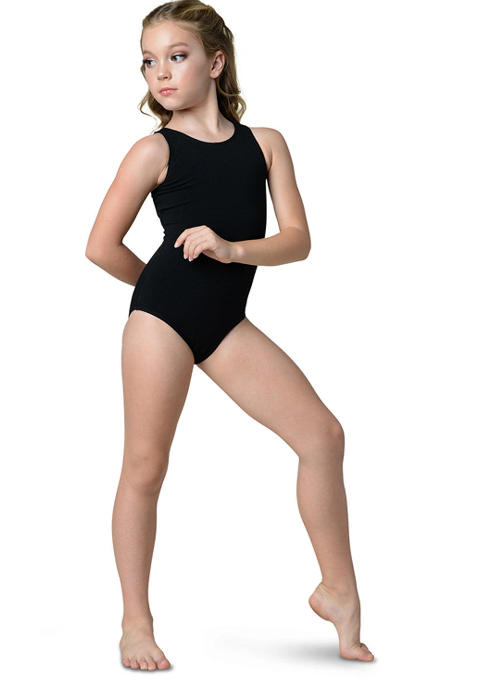 GIRLS MULTI STRAP TANK LEOTARD-DANSHUZ