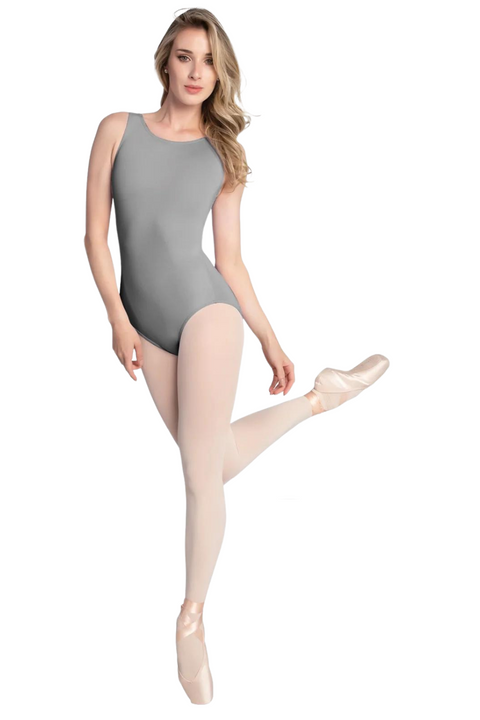 SO DANCA SL167 WOMEN FRANCA CLASSIC BOAT NECK TANK LEOTARD