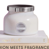 ASPEN BAY CAPRI BLUE CANDLE VOLCANO SIGNATURE JAR 19 oz (2 PACK) WHITE