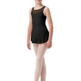 BLOCH CR0501 GIRLS SAGE MESH WRAP SKIRT