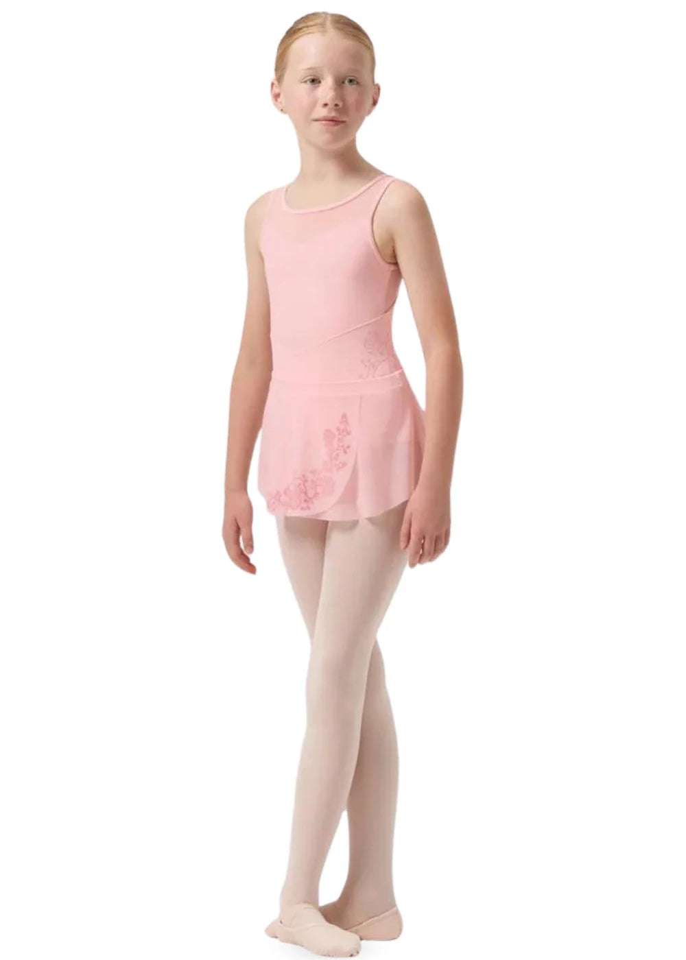BLOCH CR0501 GIRLS SAGE MESH WRAP SKIRT