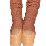 -ELEVE DANCEWEAR-WOMEN STIRRUP LEG WARMER ANKLE KNIT