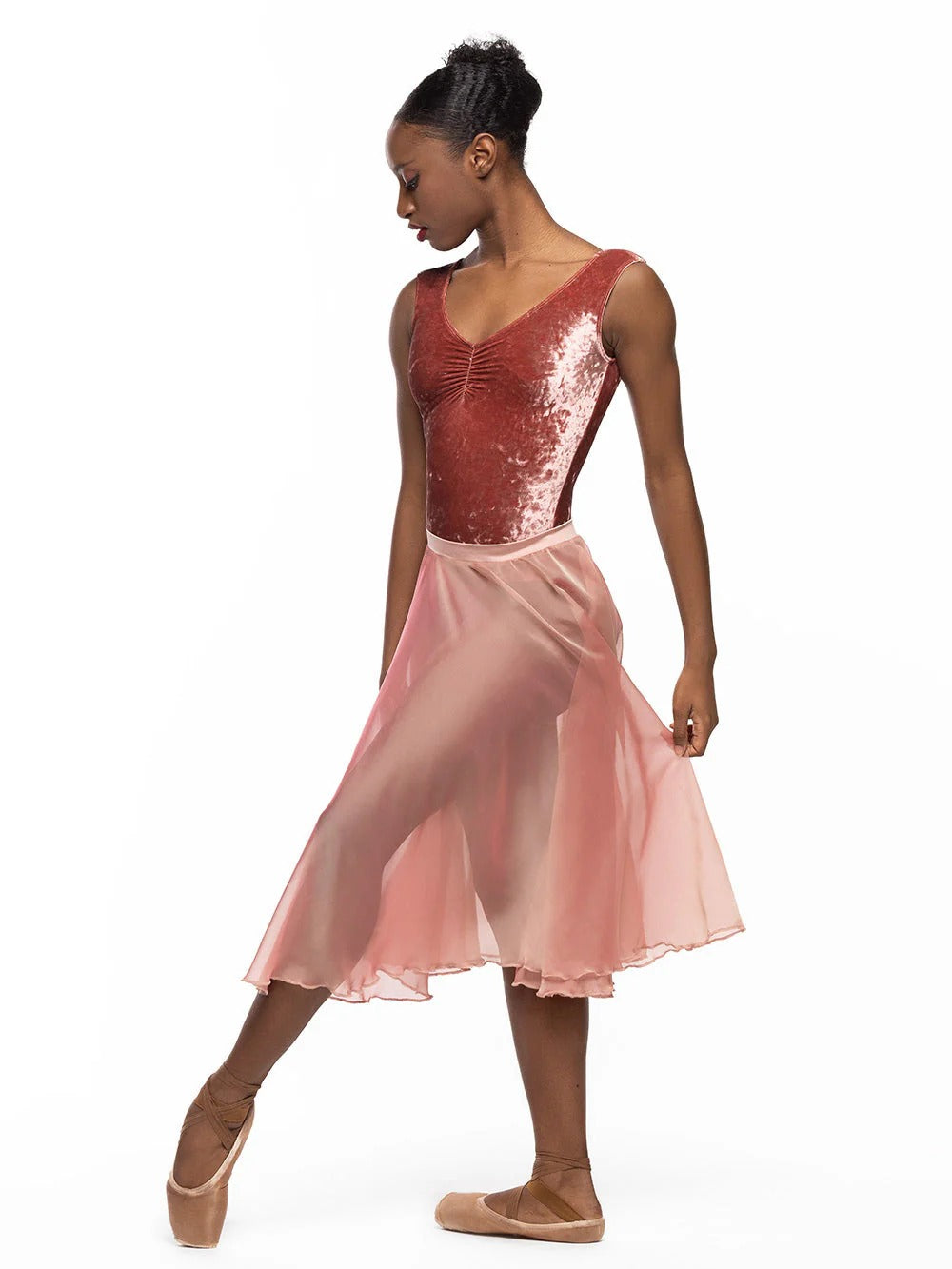 -ELEVE DANCEWEAR-WOMEN CHIFFON REHEARSAL SKIRT