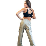 HONEYCUT B3220 WOMEN SLIDER CARGO PANT
