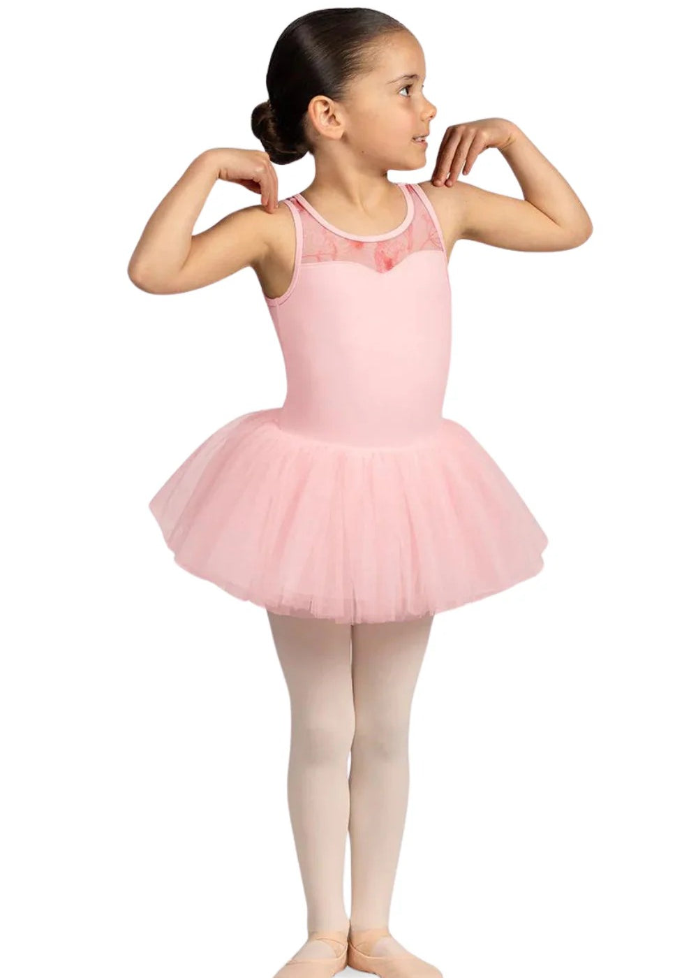 BLOCH CL5235 GIRLS EVIE SCOOP NECKLINE BACK TANK TUTU LEOTARD