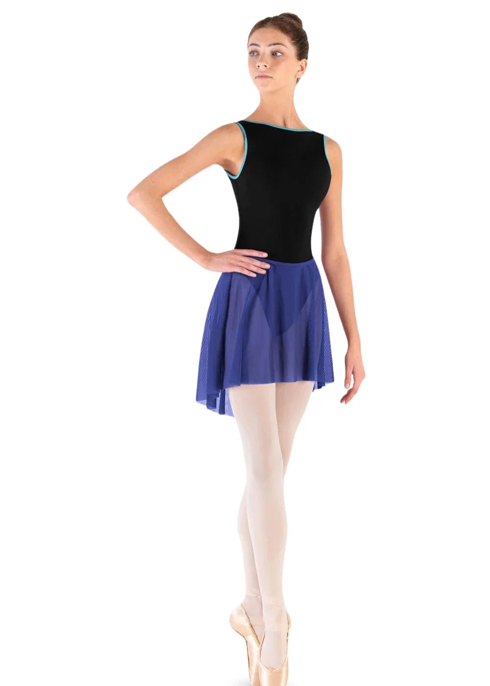 BLOCH R5241 WOMEN SERENDIPITY MESH PULL ON SKIRT