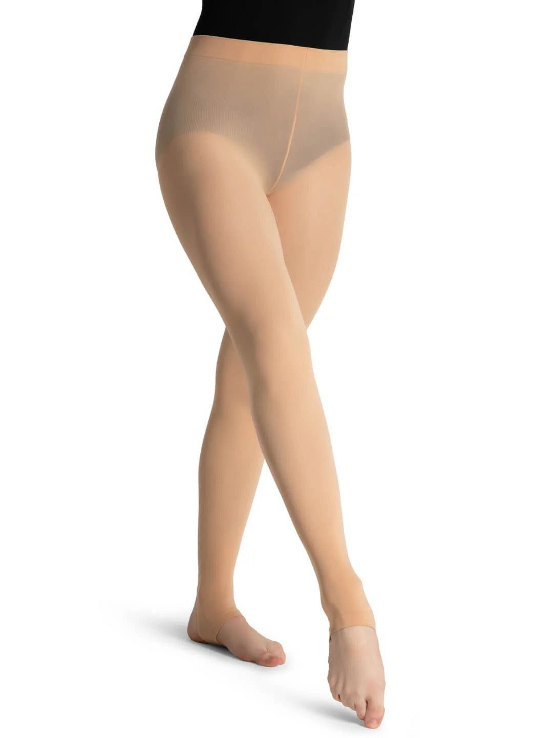 CAPEZIO 1961 SELF KNIT WAIST STIRRUP TIGHTS