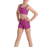 MIRELLA M30005C GIRLS CROSS BACK CROP TOP