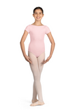 BLOCH M1562C GIRLS BOAT NECK CAP SLEEVE LEOTARD