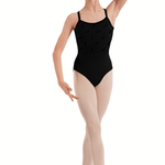 BLOCH CL70017 GIRLS FLORAL CAMISOLE LEOTARD - The Dance Shoppe