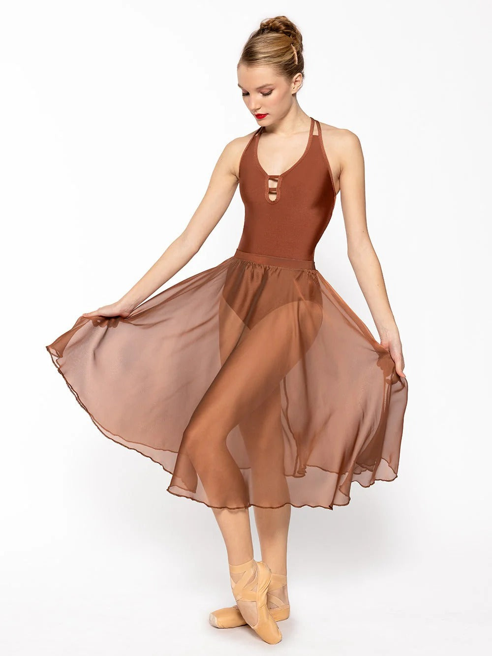 -ELEVE DANCEWEAR-WOMEN CHIFFON REHEARSAL SKIRT
