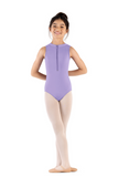MIRELLA M489C GIRLS ZIP FRONT TANK LEOTARD