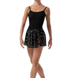 BLOCH R4111 WOMEN PRINTED MESH PULL ON SKIRT