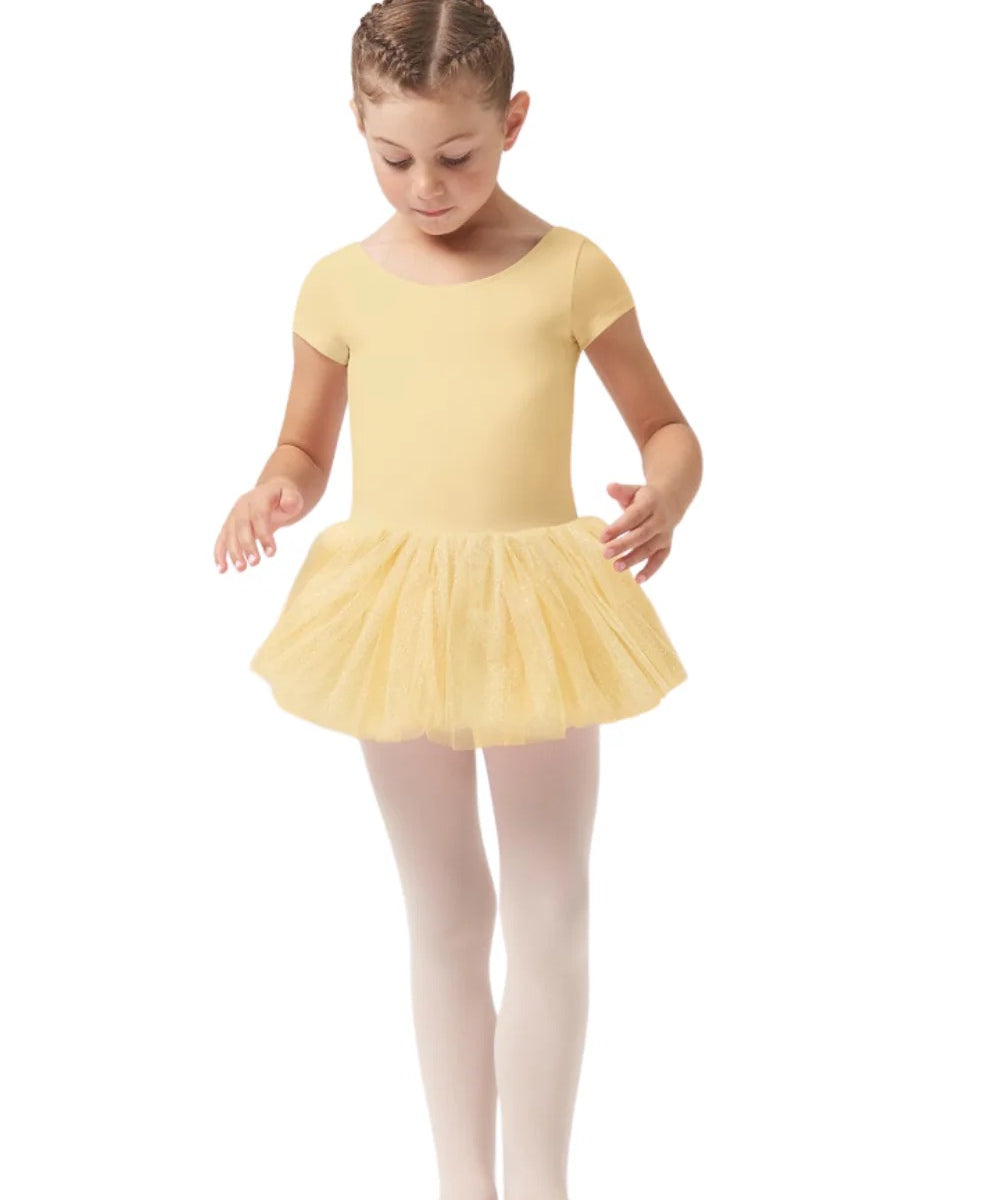 GIRLS CAP SLEEVE TUTU DRESS- BLOCH
