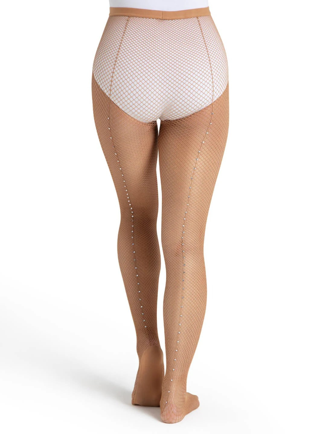 CAPEZIO 3005W WOMEN PROFESSIONAL RHINESTONE FISHNET TIGHTS
