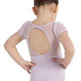 CAPEZIO 11311C GIRLS BACK KEYHOLE PUFF SLEEVE LEOTARD