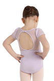 CAPEZIO 11311C GIRLS BACK KEYHOLE PUFF SLEEVE LEOTARD